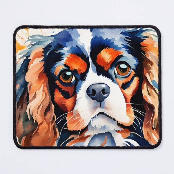 Item preview, Cavalier King Charles Spaniel - Watercolour-style Dogs designed and sold by Country-Artist.
