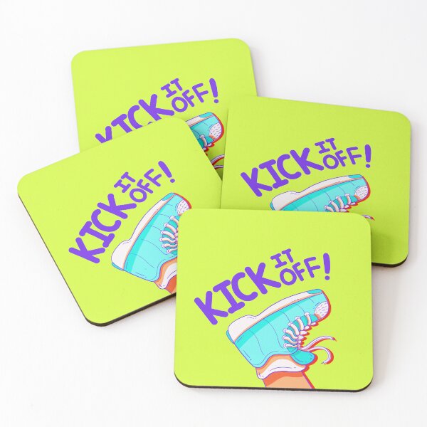 Item preview, Green KICK IT OFF!  Illustration Design  designed and sold by keepsketching.