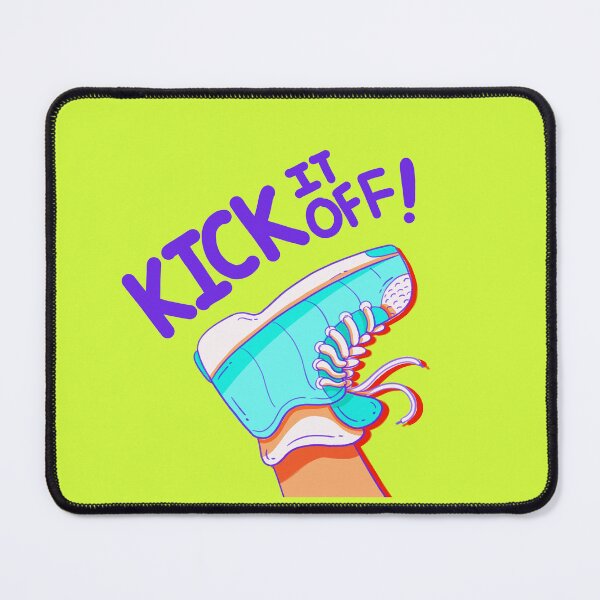 Item preview, Green KICK IT OFF! Illustration Design designed and sold by keepsketching.