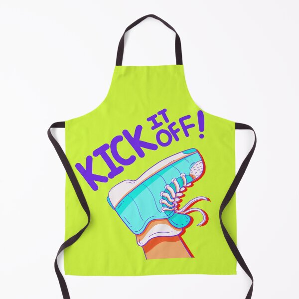 Item preview, Green KICK IT OFF! Illustration Design designed and sold by keepsketching.