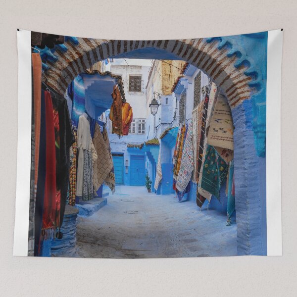 Item preview, Downtown Chefchaouen designed and sold by DiFigianoPhoto.