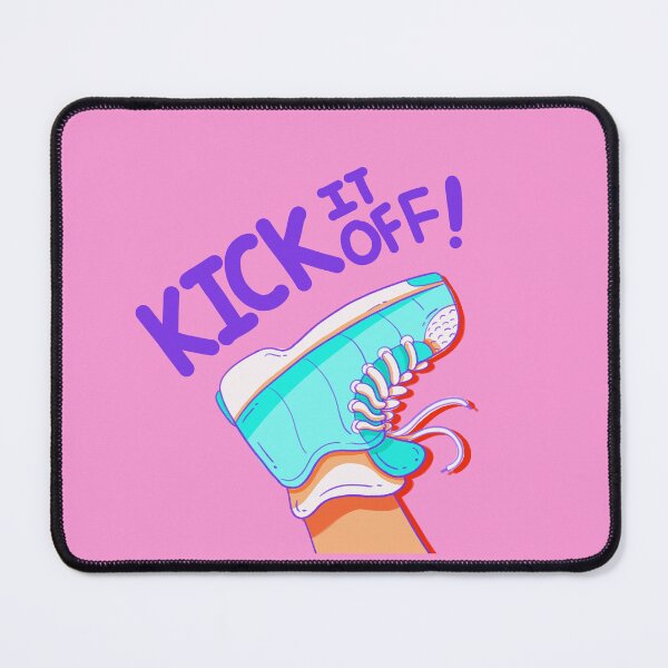Item preview, Pink KICK IT OFF! Illustration Design designed and sold by keepsketching.