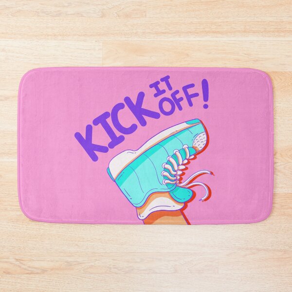 Item preview, Pink KICK IT OFF!  Illustration Design  designed and sold by keepsketching.