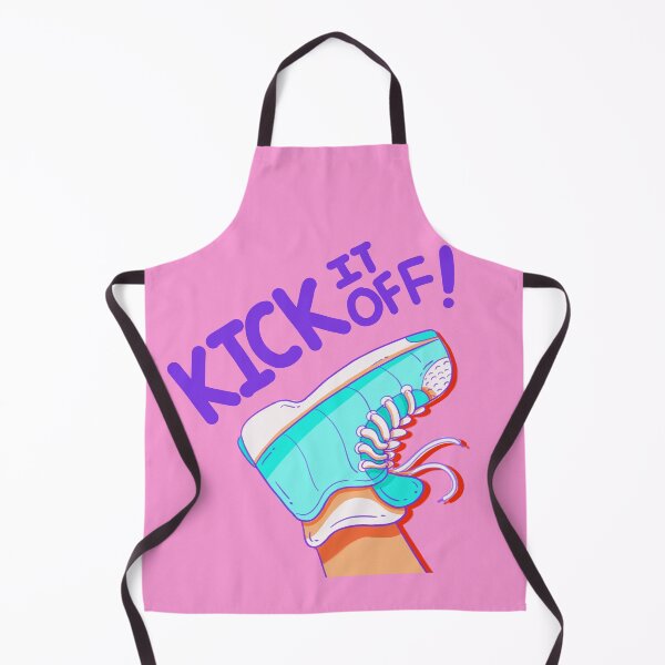 Item preview, Pink KICK IT OFF! Illustration Design designed and sold by keepsketching.