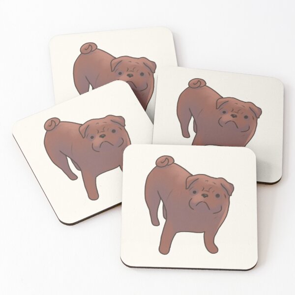 Item preview, Brown Pug drawing  designed and sold by Artofmayara.