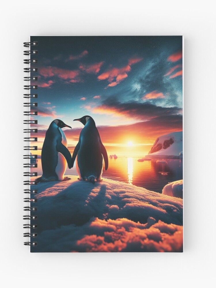 Thumbnail 1 of 3, Journal, Penguins in Love designed and sold by LenCarol.