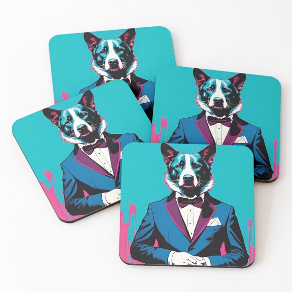 Item preview, Dapper Dog in a Tuxedo designed and sold by GrizzlyCollective.