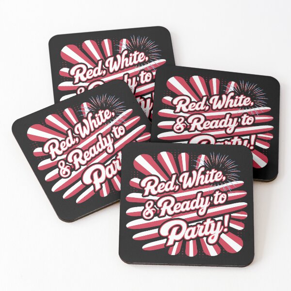 Item preview, Red, White & Ready to Party designed and sold by decorwonders.