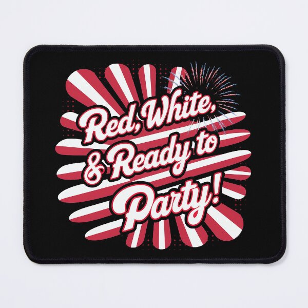 Item preview, Red, White & Ready to Party designed and sold by decorwonders.