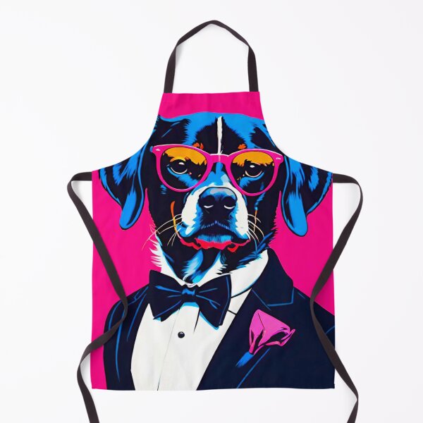 Item preview, Cool Canine: Dog in Red Glasses and Tuxedo designed and sold by GrizzlyCollective.