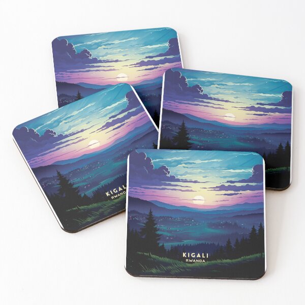 Item preview, Kigali Rwanda Urban Serenity designed and sold by NeuralVibe.