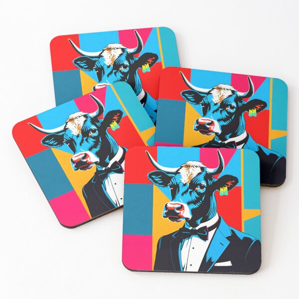 Item preview, The Dapper Bovine: Cow in a Tuxedo designed and sold by GrizzlyCollective.