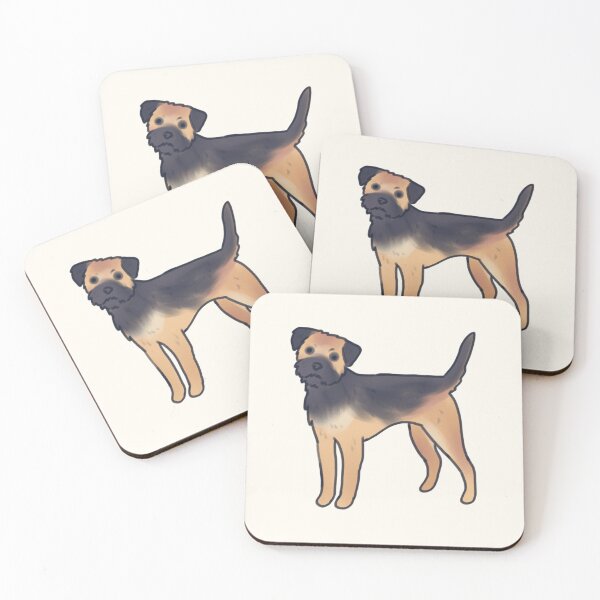 Item preview, border terrier illustration  designed and sold by Artofmayara.