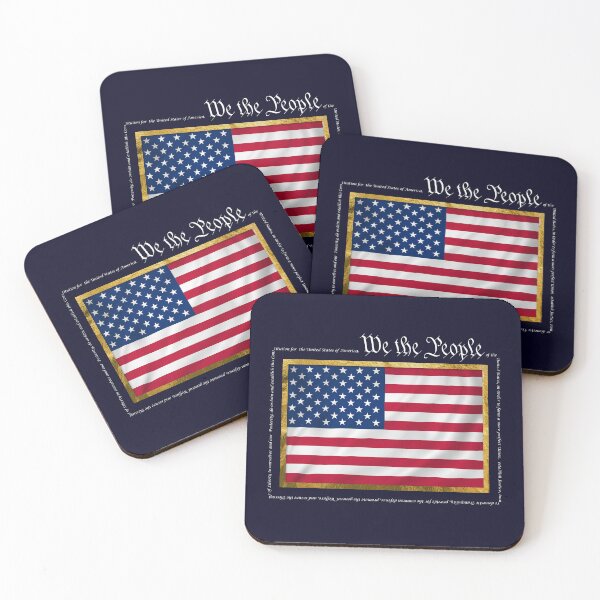 Item preview, We The People, Independence Day American Flag and United States Constitution Declaration designed and sold by TQDitty.