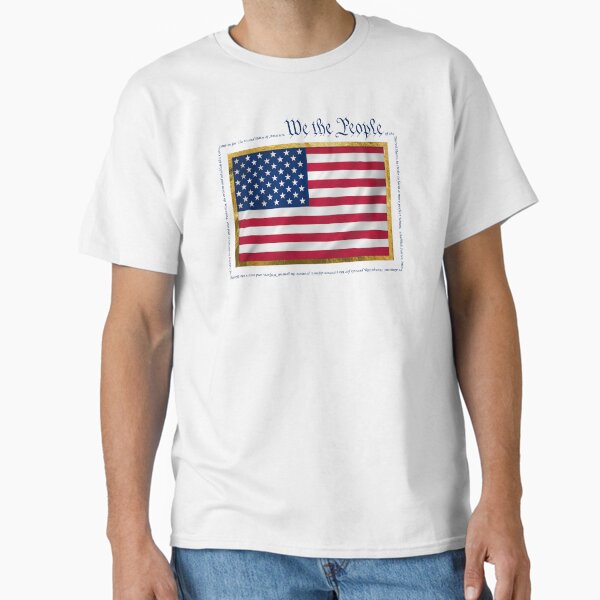 Item preview,  We The People, Independence Day American Flag and United States Constitution Declaration designed and sold by TQDitty.