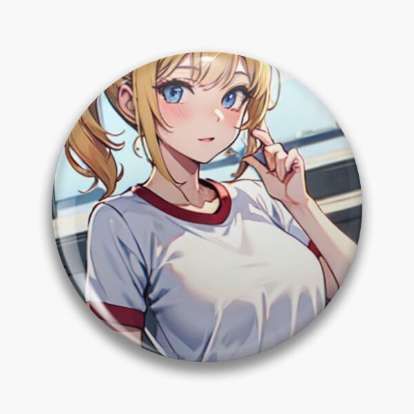 Item preview, Chica de anime de cabello rubio con uniforme de gimnasia designed and sold by kenvel.