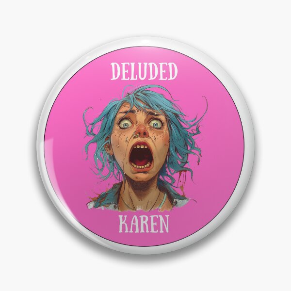 Item preview, Deluded Karen Sticker- Sarcastic designed and sold by OwlWorks.