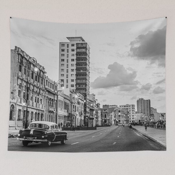Item preview, The malecon, Havana, Cuba B&W designed and sold by Lie Yim.