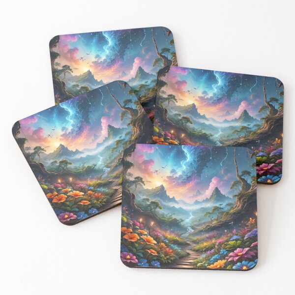 Item preview,  Enchanted Floral Mountain & Landscape designed and sold by ByteyCreatives.