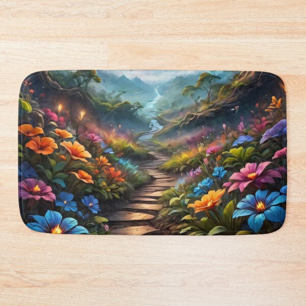Item preview,  Enchanted Floral Mountain & Landscape designed and sold by ByteyCreatives.