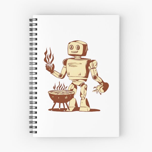 Item preview, Vintage Robot Grilling: Retro BBQ Master T-Shirt designed and sold by GorinART.