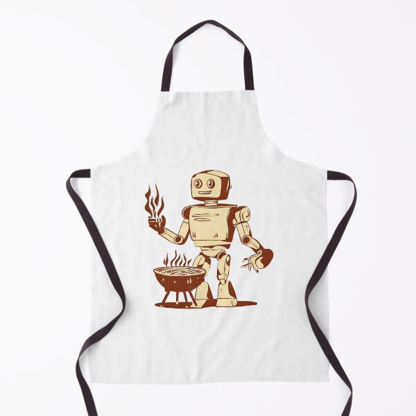 Item preview, Vintage Robot Grilling: Retro BBQ Master T-Shirt designed and sold by GorinART.