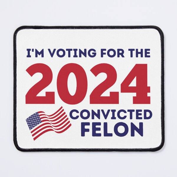 Item preview, I'M VOTING FOR THE CONVITED FELON designed and sold by Sch1Stickers.