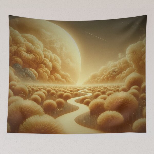 Item preview, Golden moon showing the way designed and sold by FantasyPearl.