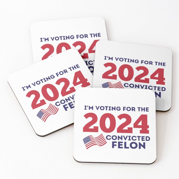 Item preview, I'M VOTING FOR THE CONVITED FELON designed and sold by Sch1Stickers.