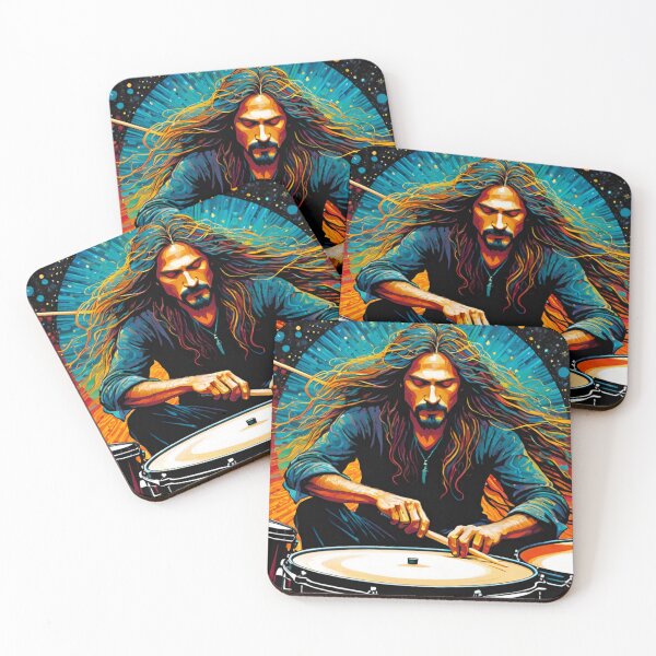 Item preview, Wild Rhythms: Vibrant Drummer’s Colorful Beat designed and sold by GrizzlyCollective.