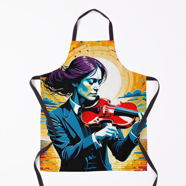 Item preview, Riverside Melodies: Serene Violinist by the River designed and sold by GrizzlyCollective.