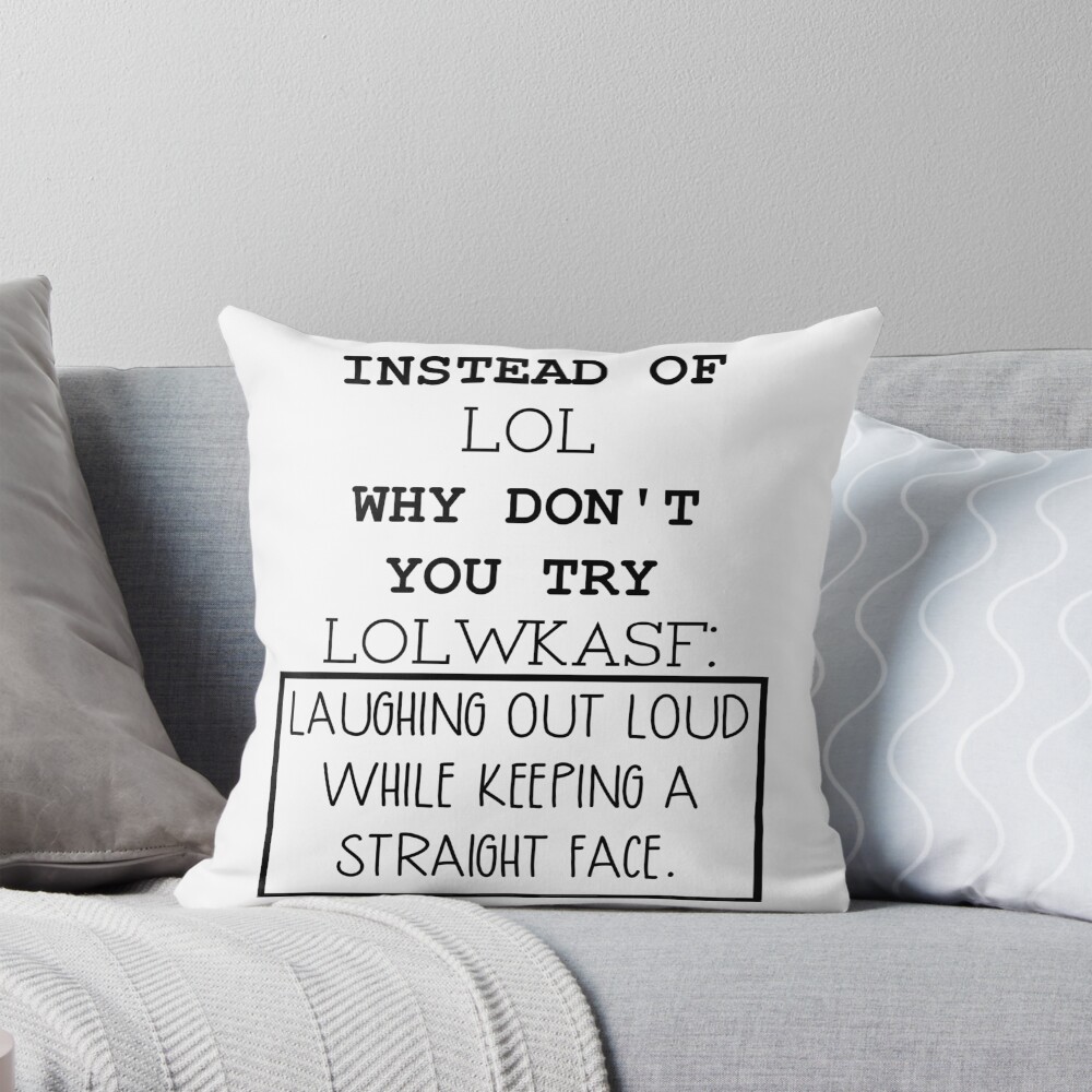 Item preview, Throw Pillow designed and sold by InABadSay.