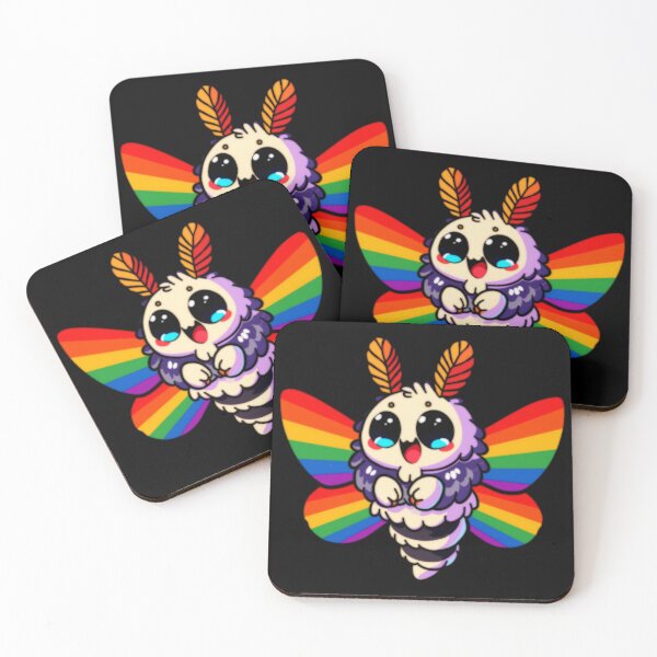 Item preview, Happy Pride Moth designed and sold by Art by Morgan Campillo.