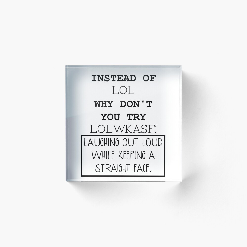 Item preview, Acrylic Block designed and sold by InABadSay.