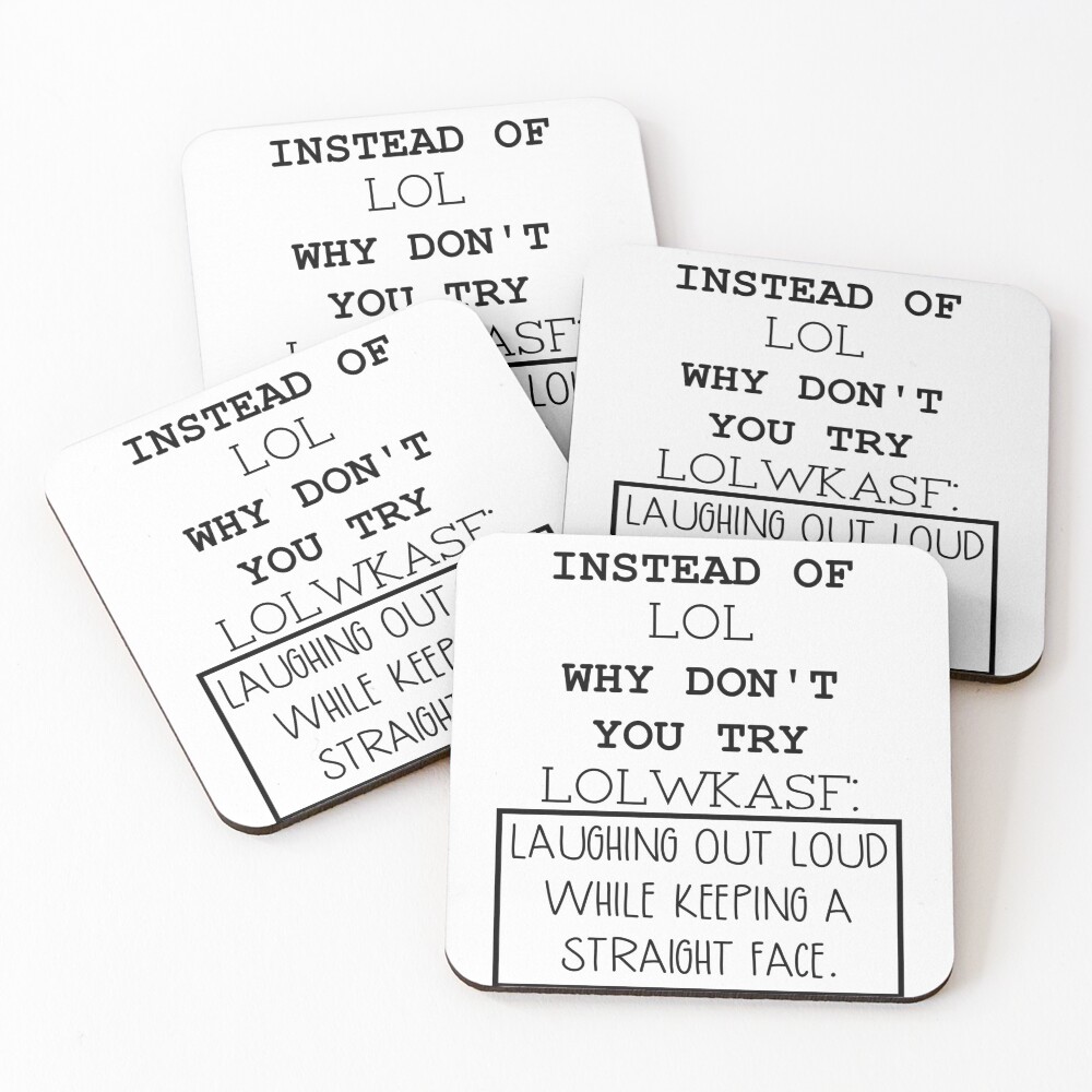 Item preview, Coasters (Set of 4) designed and sold by InABadSay.