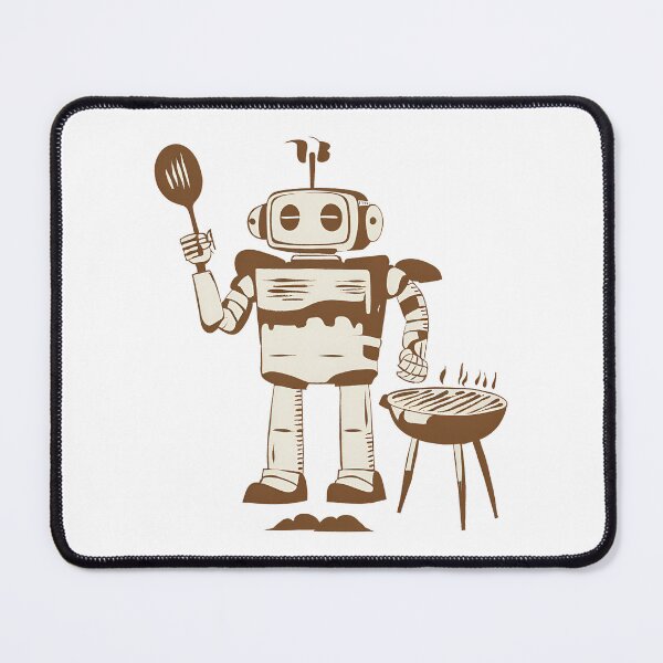 Item preview, Vintage Robot Grilling: Retro BBQ Master T-Shirt designed and sold by GorinART.