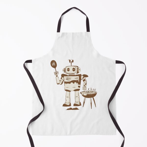 Item preview, Vintage Robot Grilling: Retro BBQ Master T-Shirt designed and sold by GorinART.