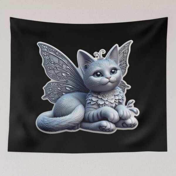 Item preview, Fairy Cat with Fairy Wings Shirt Design #12 designed and sold by Your Inner Axis.