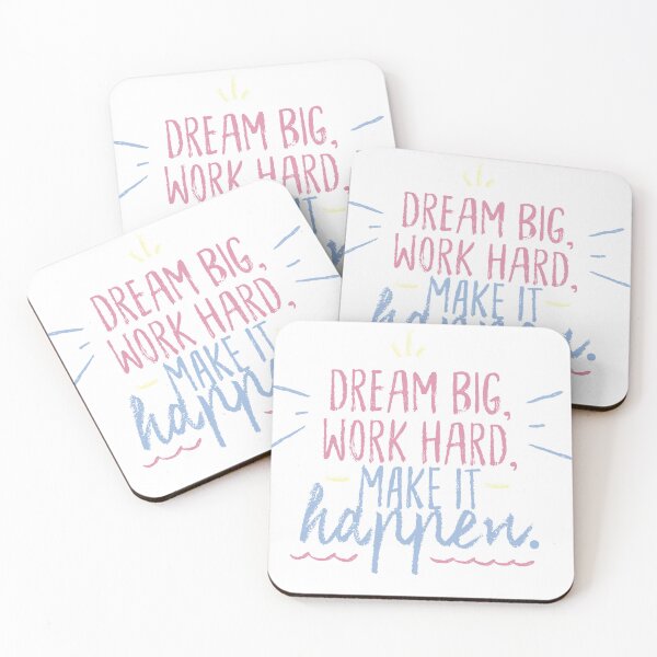 Item preview, Dream Big, Work Hard,Make It Happen! designed and sold by Lurgi-Print.