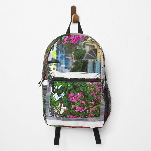 Item preview, Nafplion town narrow streets with Bougainvillea flowers designed and sold by goceris.
