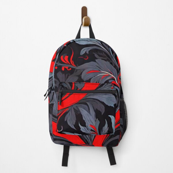 Item preview, Scarlet Symphony: Red and Black Vine and Petal Design designed and sold by GrizzlyCollective.