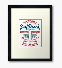 Surf Beach Framed Print