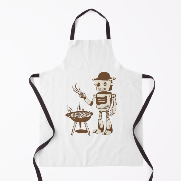 Item preview, Vintage Robot Grilling: Retro BBQ Master T-Shirt designed and sold by GorinART.
