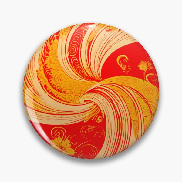 Item preview, Sunburst Spiral: Yellow and Red Design designed and sold by GrizzlyCollective.