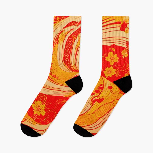 Item preview, Sunburst Spiral: Yellow and Red Design designed and sold by GrizzlyCollective.