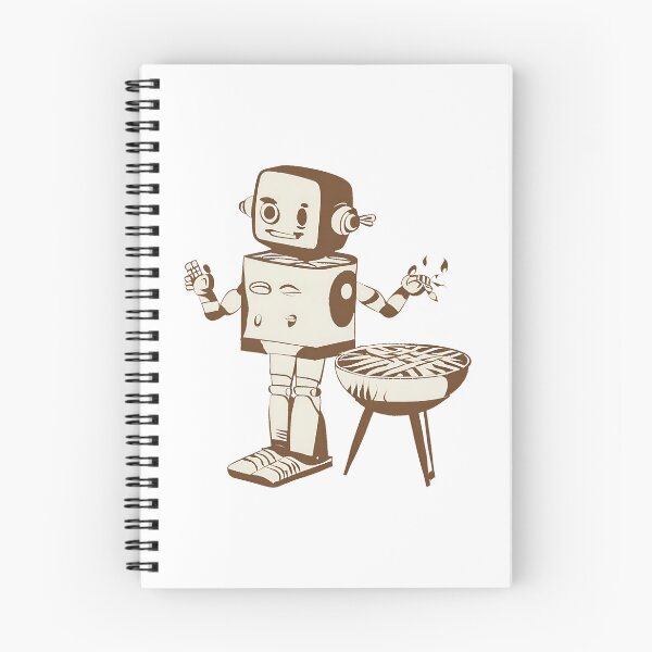 Item preview, Vintage Robot Grilling: Retro BBQ Master T-Shirt designed and sold by GorinART.