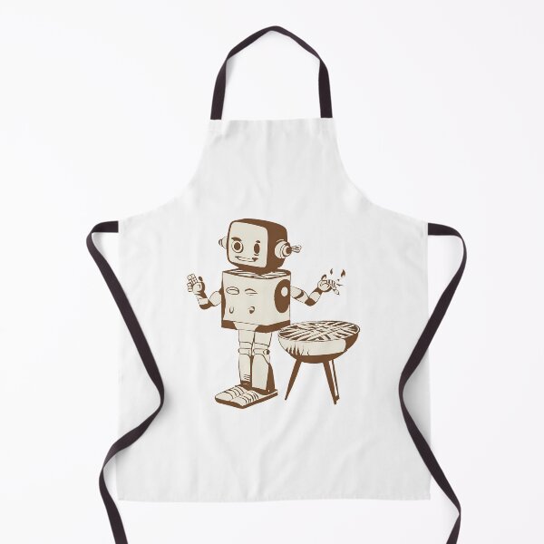 Item preview, Vintage Robot Grilling: Retro BBQ Master T-Shirt designed and sold by GorinART.