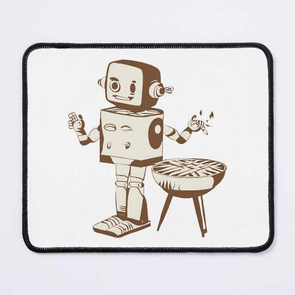 Item preview, Vintage Robot Grilling: Retro BBQ Master T-Shirt designed and sold by GorinART.