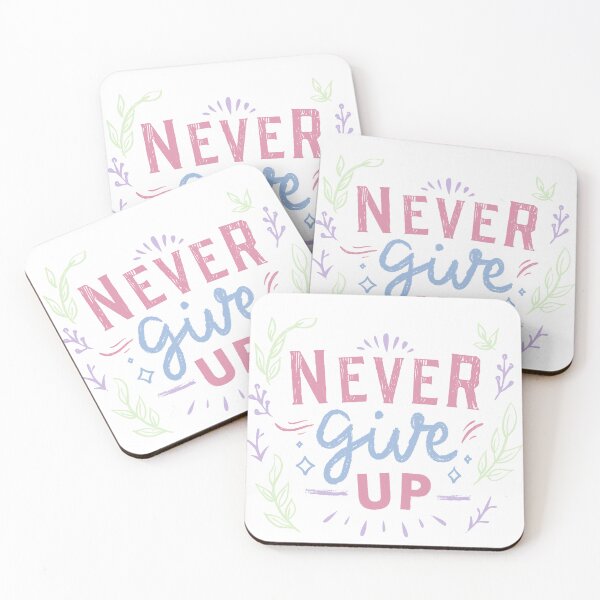 Item preview, Never Give Up! designed and sold by Lurgi-Print.