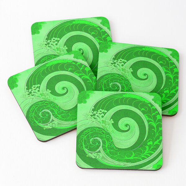 Item preview, Verdant Whirl: Green Spiral Design designed and sold by GrizzlyCollective.